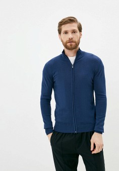 Кардиган, Rekuait, цвет: синий. Артикул: RE062EMLIYF3. Одежда / Джемперы, свитеры и кардиганы / Кардиганы