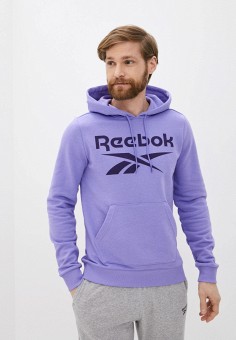 Худи, Reebok, цвет: фиолетовый. Артикул: RE160EMLXQN8. Одежда / Толстовки и олимпийки / Худи