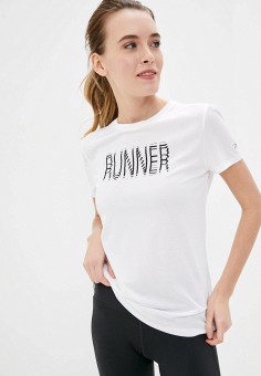 Футболка спортивная Reebok RE SPEEDWICK GRAPHIC TEE, цвет: белый,  RE160EWLXRU7 — купить в интернет-магазине Lamoda