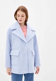 Шуба, River Island, цвет: голубой. Артикул: RI004EWIGOZ2. River Island