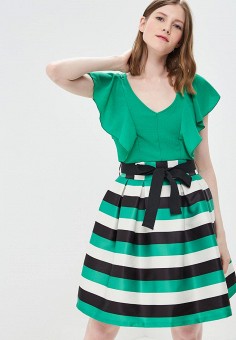 Платье, Rinascimento, цвет: зеленый. Артикул: RI005EWBKRH1. Одежда / Платья и сарафаны / Повседневные платья / Rinascimento