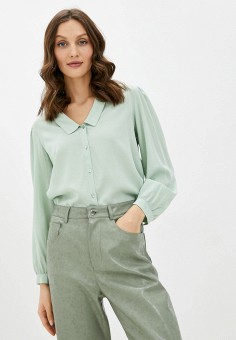 Блуза, Rich&Royal, цвет: зеленый. Артикул: RI231EWLYUA3. Одежда / Rich&Royal