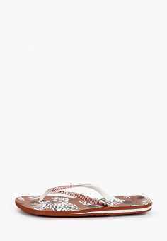 Сланцы, Roxy, цвет: коричневый. Артикул: RO165AWKNRD8. Roxy