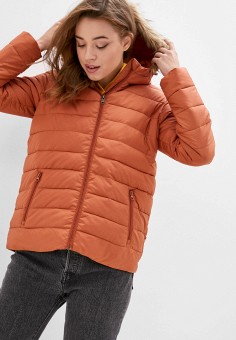 Куртка утепленная, Roxy, цвет: оранжевый. Артикул: RO165EWKNRO9. Roxy