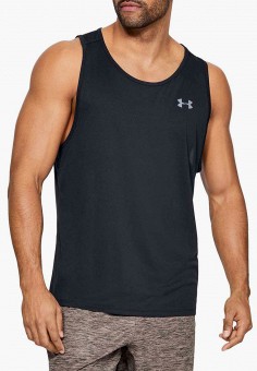 Майка спортивная, Under Armour, цвет: черный. Артикул: RTLAAA059401. Одежда / Майки