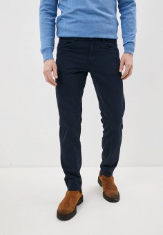 Брюки, J. Hart & Bros, цвет: синий. Артикул: RTLAAA357101. Одежда / Брюки / Повседневные брюки
