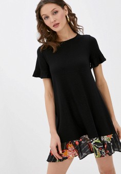 Платье, Desigual, цвет: черный. Артикул: RTLAAA381402. Desigual