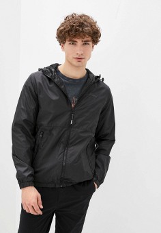 Ветровка, Jack & Jones, цвет: черный. Артикул: RTLAAA439801. Одежда / Верхняя одежда / Легкие куртки и ветровки