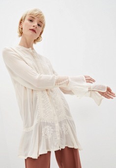 Туника, French Connection, цвет: бежевый. Артикул: RTLAAA589701. Одежда / Туники