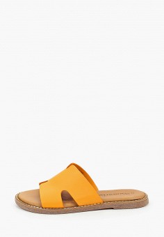 Сабо, Tamaris, цвет: оранжевый. Артикул: RTLAAA873601. Обувь / Сабо и мюли