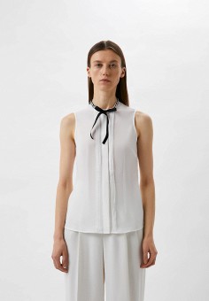 Блуза, Liu Jo, цвет: белый. Артикул: RTLAAA979401. Одежда / Блузы и рубашки / Блузы