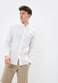 Рубашка, Polo Ralph Lauren, цвет: белый. Артикул: RTLAAB325601. Premium / Одежда