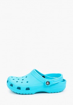 Сабо, Crocs, цвет: голубой. Артикул: RTLAAB478003. Обувь / Сабо и мюли