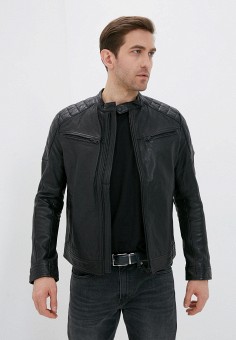 Куртка кожаная, Q/S designed by, цвет: черный. Артикул: RTLAAB606701. Q/S designed by