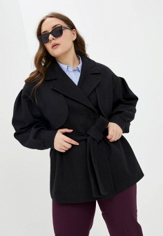 Пальто, TrendyAngel, цвет: черный. Артикул: RTLAAB662601. Одежда / Верхняя одежда / TrendyAngel
