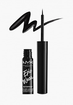 Подводка для глаз, Nyx Professional Makeup, цвет: черный. Артикул: RTLAAB913301. Красота / Макияж / Глаза / Nyx Professional Makeup