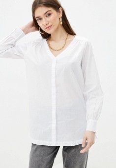 Блуза, Jacqueline de Yong, цвет: белый. Артикул: RTLAAB992001. Jacqueline de Yong