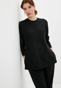 Свитшот, DKNY, цвет: черный. Артикул: RTLAAC384101. DKNY