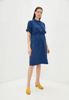 Платье, Pietro Brunelli Maternity, цвет: синий. Артикул: RTLAAC467101. Pietro Brunelli Maternity