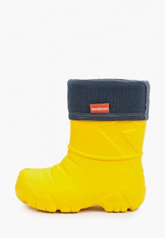 Резиновые сапоги, Nordman, цвет: желтый. Артикул: RTLAAC633401. Мальчикам / Обувь / Резиновая обувь / Nordman