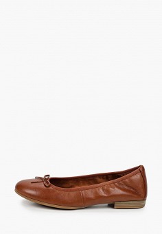 Балетки, Tamaris, цвет: коричневый. Артикул: RTLAAC717101. Обувь / Балетки
