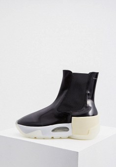 Ботинки, MM6 Maison Margiela, цвет: черный. Артикул: RTLAAD029802. Обувь / MM6 Maison Margiela