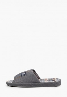 Тапочки, Beppi, цвет: серый. Артикул: RTLAAD211001. Обувь / Домашняя обувь