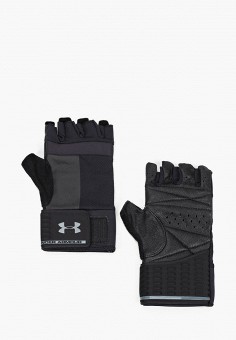 Перчатки для фитнеса, Under Armour, цвет: черный. Артикул: RTLAAD598806. Аксессуары / Перчатки и варежки