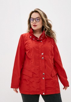 Куртка, Ulla Popken, цвет: красный. Артикул: RTLAAD632701. Одежда / Верхняя одежда / Ulla Popken