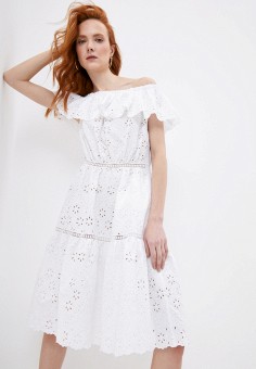 Платье, P.A.R.O.S.H., цвет: белый. Артикул: RTLAAD644701. Одежда / P.A.R.O.S.H.