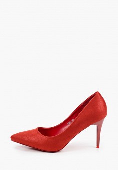 Туфли, Exquily, цвет: красный. Артикул: RTLAAD816301. Обувь / Туфли / Лодочки