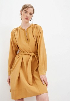 Платье, Forte Forte, цвет: желтый. Артикул: RTLAAE622301. Forte Forte