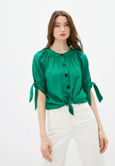Блуза, Code, цвет: зеленый. Артикул: RTLAAF543001. Code