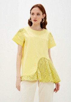 Блуза, Vivetta, цвет: желтый. Артикул: RTLAAF652501. Одежда / Блузы и рубашки / Блузы / Vivetta