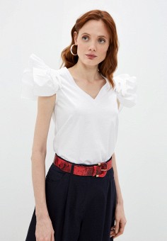 Блуза, Vivetta, цвет: белый. Артикул: RTLAAF668301. Одежда / Блузы и рубашки / Блузы / Vivetta