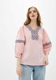 Блуза, Bruebeck, цвет: розовый. Артикул: RTLAAF753102. Одежда / Блузы и рубашки / Блузы / Bruebeck