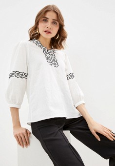 Блуза, Bruebeck, цвет: белый. Артикул: RTLAAF753202. Одежда / Блузы и рубашки / Блузы / Bruebeck