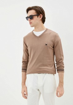 Пуловер, Auden Cavill, цвет: бежевый. Артикул: RTLAAF836601. Одежда / Джемперы, свитеры и кардиганы / Джемперы и пуловеры