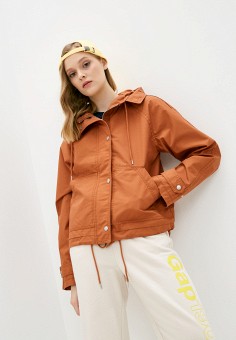 Куртка, Gap, цвет: коричневый. Артикул: RTLAAG150501. Одежда / Верхняя одежда / Gap