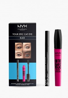 Набор для макияжа глаз, Nyx Professional Makeup, цвет: черный. Артикул: RTLAAG650601. Красота / Макияж / Наборы для макияжа / Nyx Professional Makeup