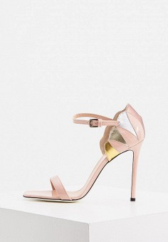 Босоножки, Pollini, цвет: розовый. Артикул: RTLAAG875101. Premium / Обувь / Босоножки / Pollini