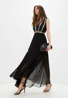 Платье, Just Cavalli, цвет: черный. Артикул: RTLAAG999201. Одежда / Платья и сарафаны / Вечерние платья