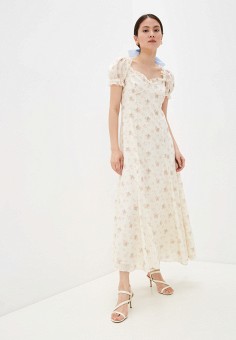 Платье, Polo Ralph Lauren, цвет: бежевый. Артикул: RTLAAH351702. Polo Ralph Lauren