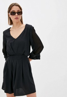Платье, Naf Naf, цвет: черный. Артикул: RTLAAH570701. Одежда / Naf Naf