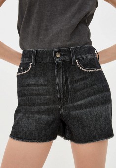 Шорты джинсовые, Karl Lagerfeld Denim, цвет: черный. Артикул: RTLAAH684901. Karl Lagerfeld Denim
