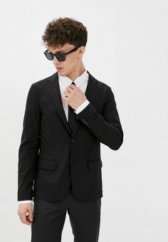 Пиджак, Emporio Armani, цвет: черный. Артикул: RTLAAH702401. Одежда / Пиджаки и костюмы