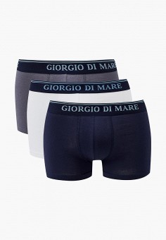 Трусы 3 шт., Giorgio Di Mare, цвет: серый, синий, белый. Артикул: RTLAAI620601. Одежда / Нижнее белье