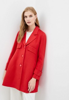 Пальто, Emporio Armani, цвет: красный. Артикул: RTLAAI808101. Одежда / Emporio Armani