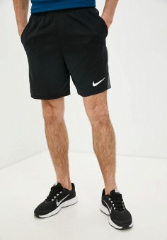 Шорты спортивные, Nike, цвет: черный. Артикул: RTLAAK032401. Одежда / Шорты