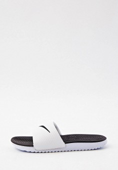 Сланцы, Nike, цвет: белый. Артикул: RTLAAK084901. Мальчикам / Обувь / Резиновая обувь / Сланцы